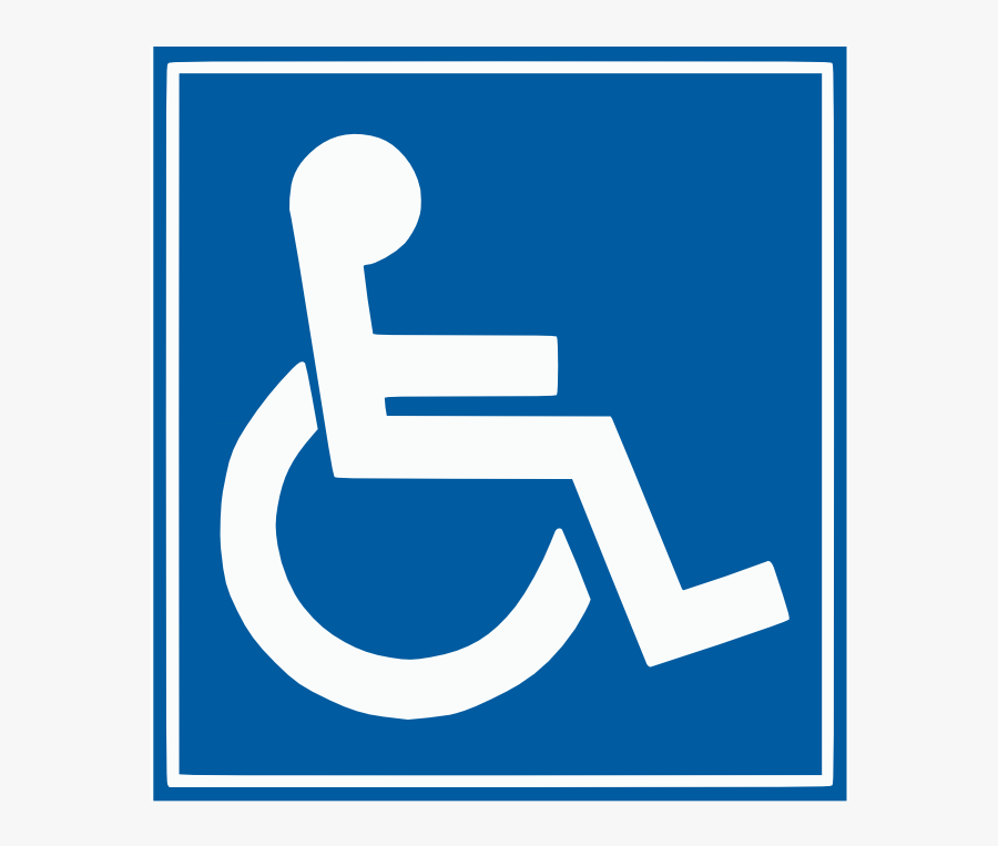 Handicap Sign Transparent, Transparent Clipart