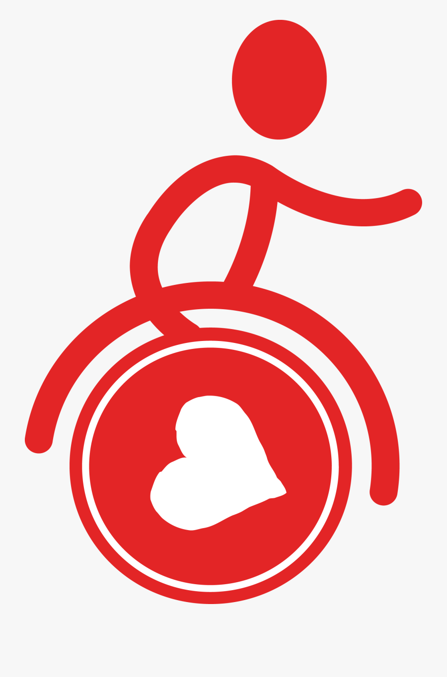 Transparent Handicap Clipart - Red Handicap Sign Png, Transparent Clipart