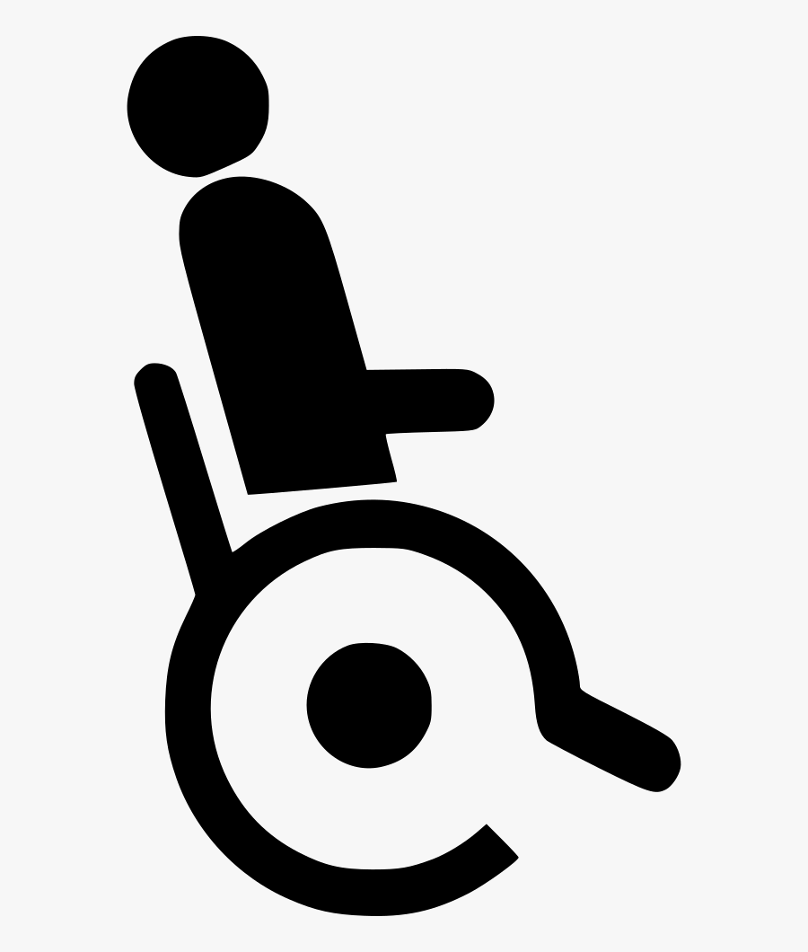 Handicapped Wheelchair Svg Png, Transparent Clipart