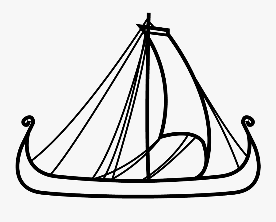 Transparent Drawing Viking Artwork Png Transparent - Viking Ships, Transparent Clipart