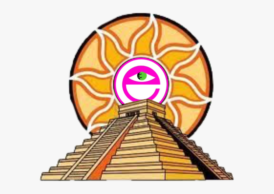 And So The Aztec Patrol Was Created, A Satellite Of - Aztec Temple Of The Sun Drawing, Transparent Clipart
