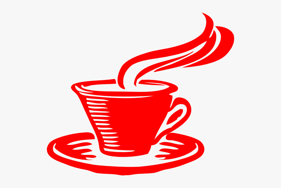 Red Coffee Cup Clipart - Red Coffee Cup Clip Art, Transparent Clipart