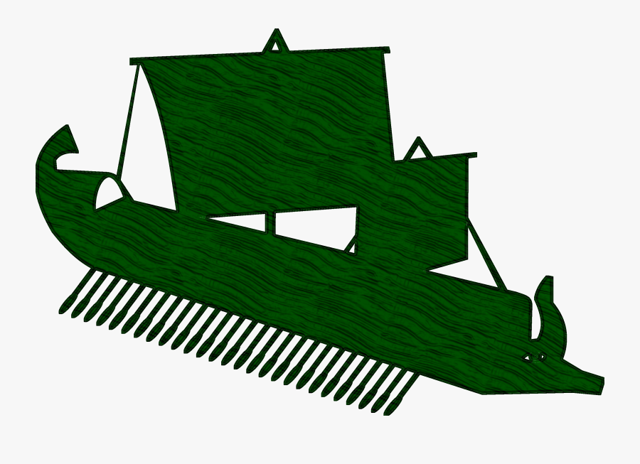 Viking Ship - Illustration, Transparent Clipart
