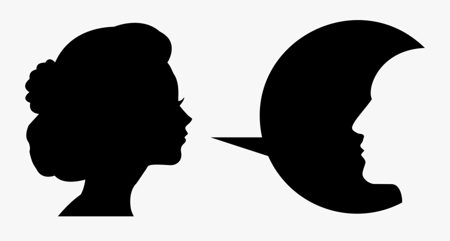 Communication Clipart Silhouette Conversation - Silhouette Royalty Free, Transparent Clipart