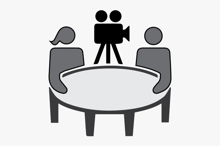 Interview Clipart Talk Show - Brainstorming Icon, Transparent Clipart