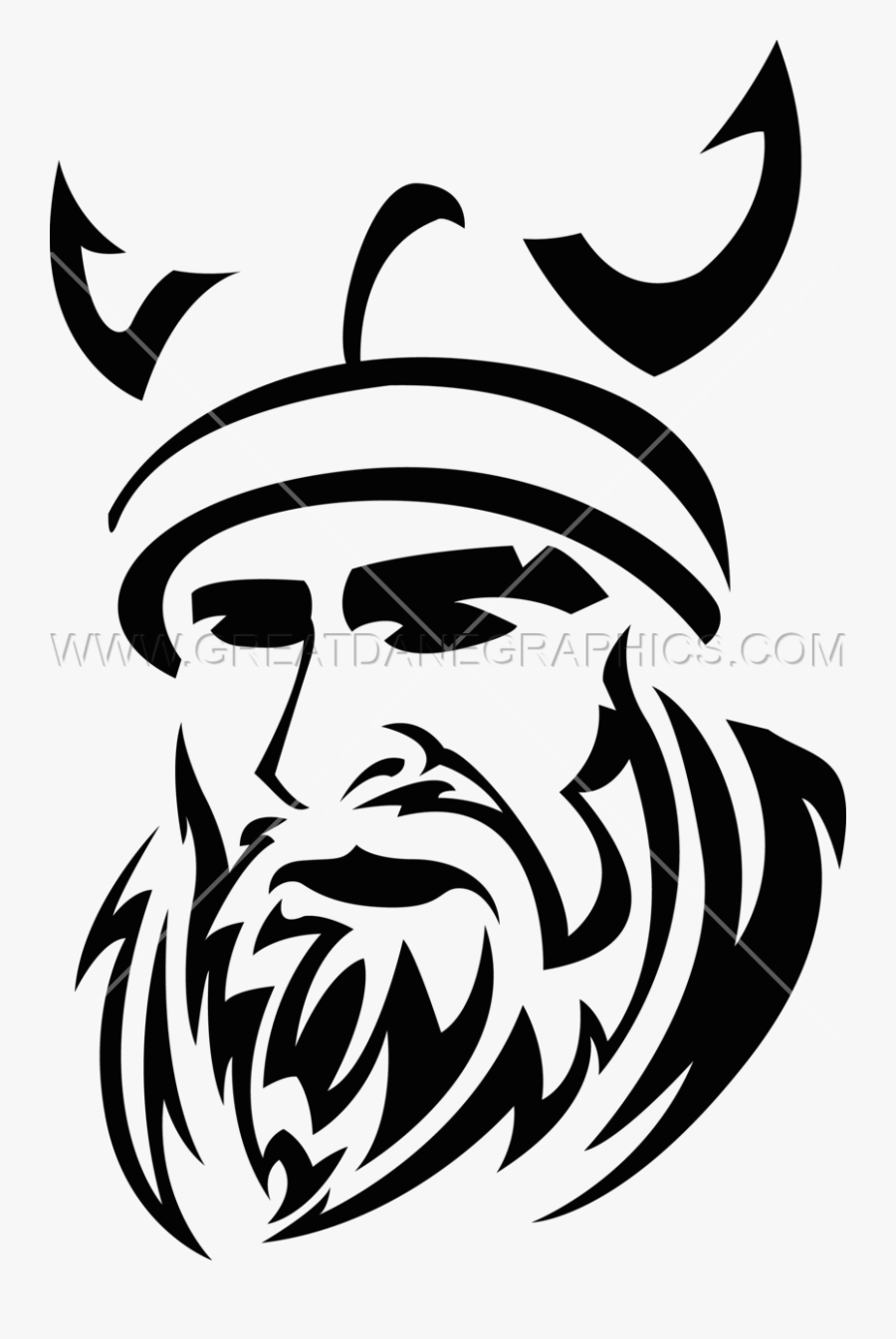 Viking Clip Stencil Black Silhouette Viking Head Free Transparent Clipart Clipartkey