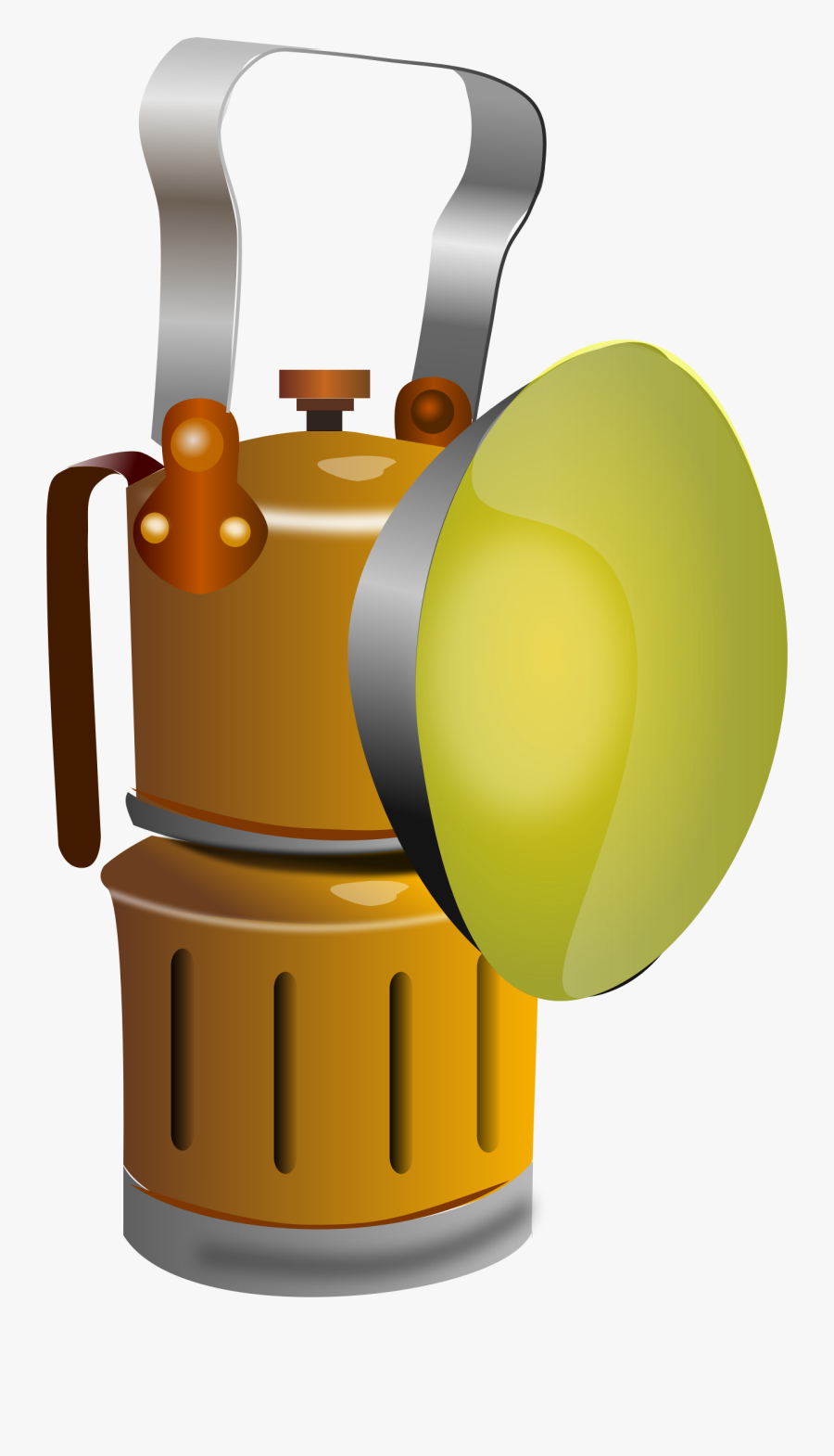 Lantern Clipart Mining - Lampara De Minero Vector, Transparent Clipart
