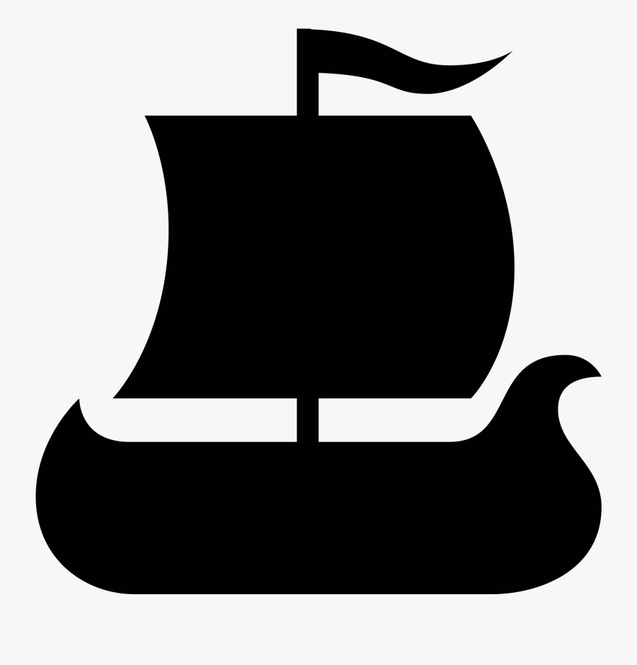 Transparent Viking Clipart - Old Ship Icon Png, Transparent Clipart