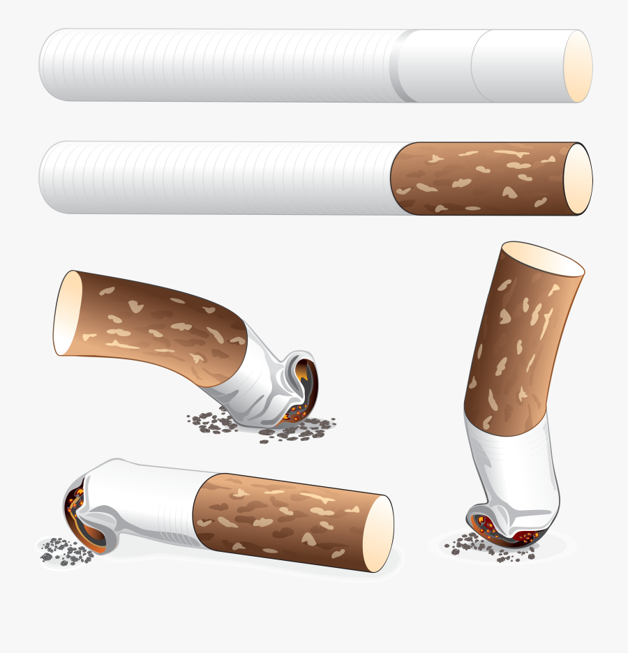 Cigareettes Stump Clipart, Transparent Clipart