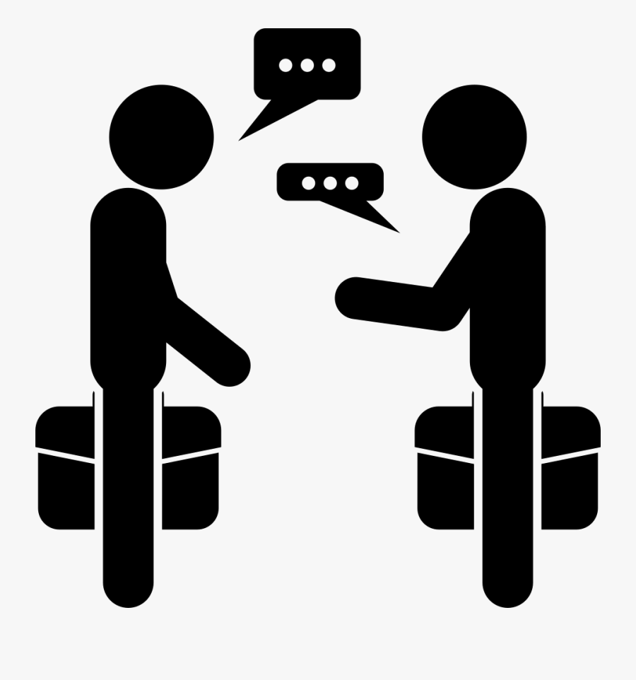 Two People Talking Icon Png , Png Download - Transparent People Talking Png, Transparent Clipart