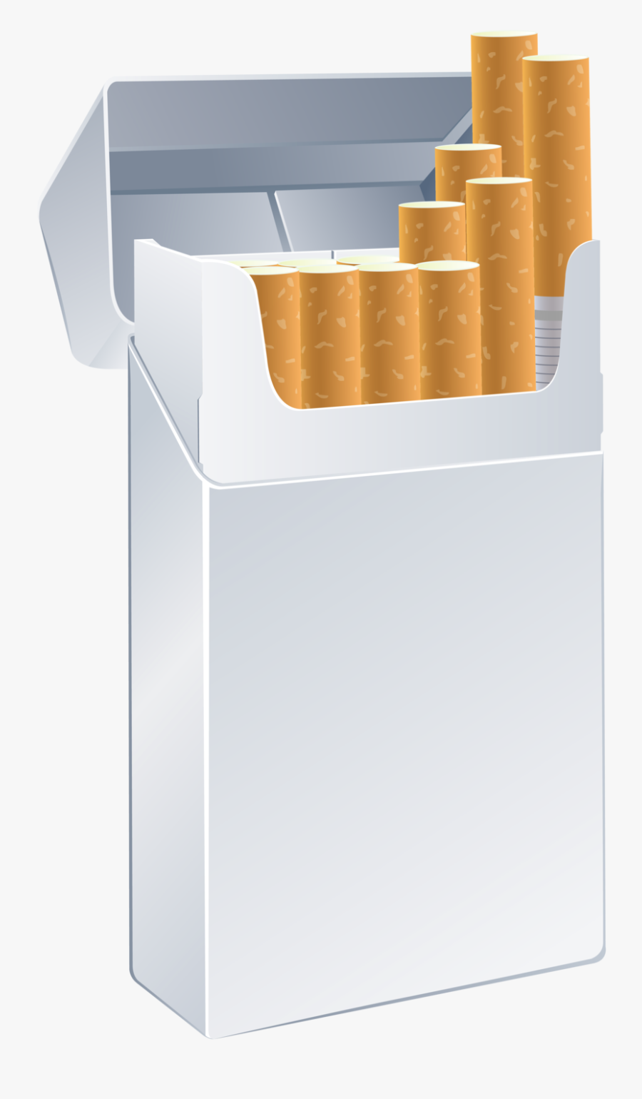 Cigarette Box Template Png Clipart - Box Of Cigarettes Png, Transparent Clipart