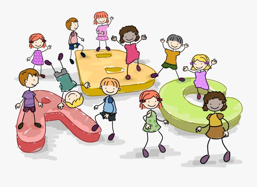 English At School - Jugando Con Las Letras, Transparent Clipart
