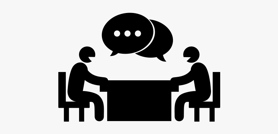 Graphic Freeuse Stock Conflict Clipart Difficult Conversation - Socializing Icon, Transparent Clipart