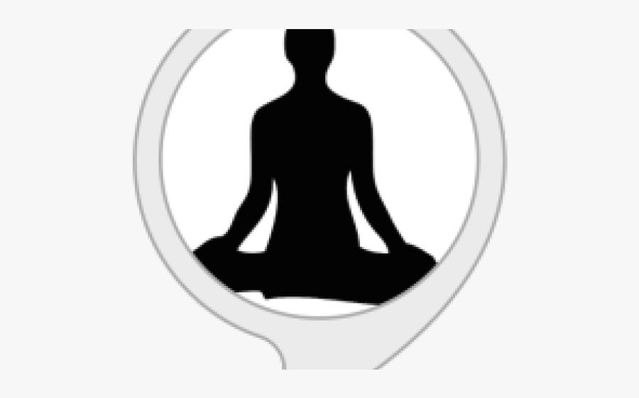 Meditation Clipart Peace Mind - Silhouette, Transparent Clipart