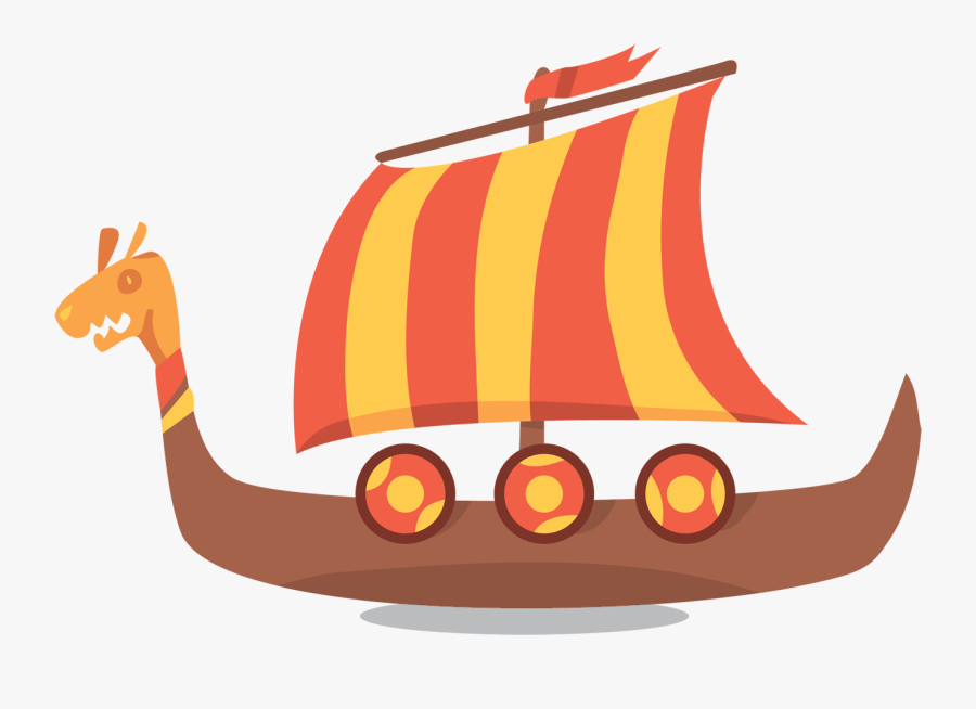 Clip Art Dragon Boat Ship Clip - Viking Ship Vector Free, Transparent Clipart