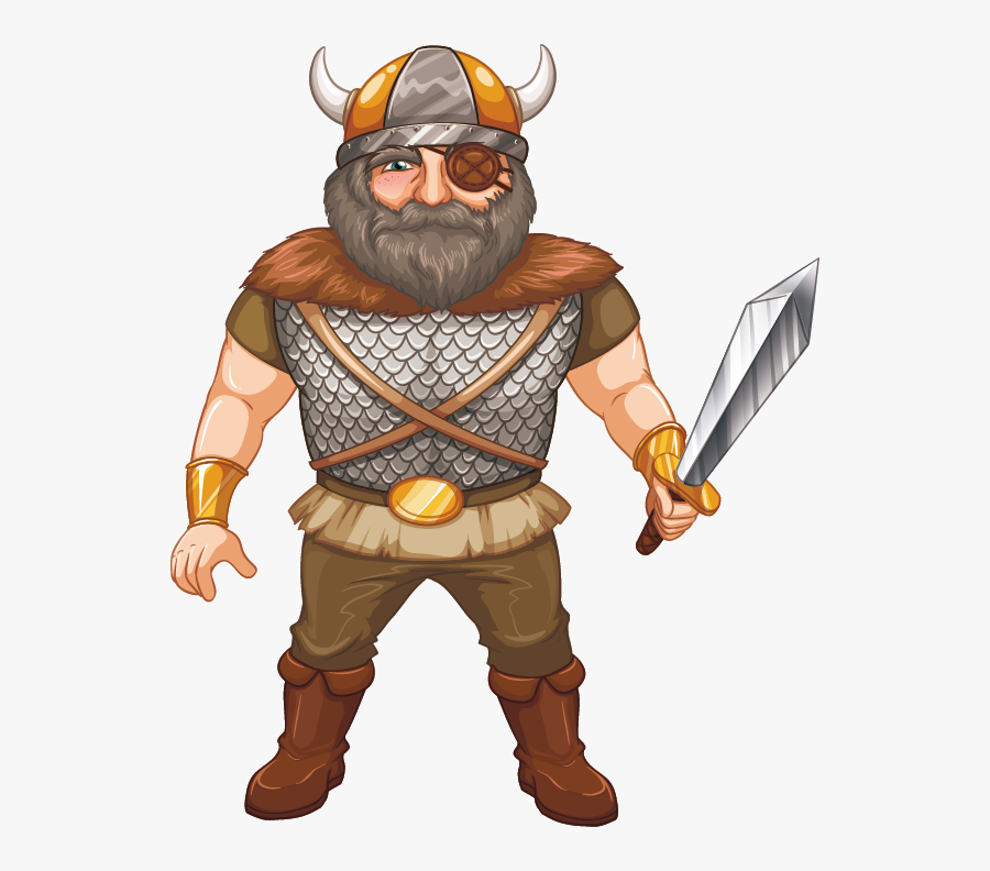 Axe Clipart Viking Sword - Vikings Cartoon, Transparent Clipart