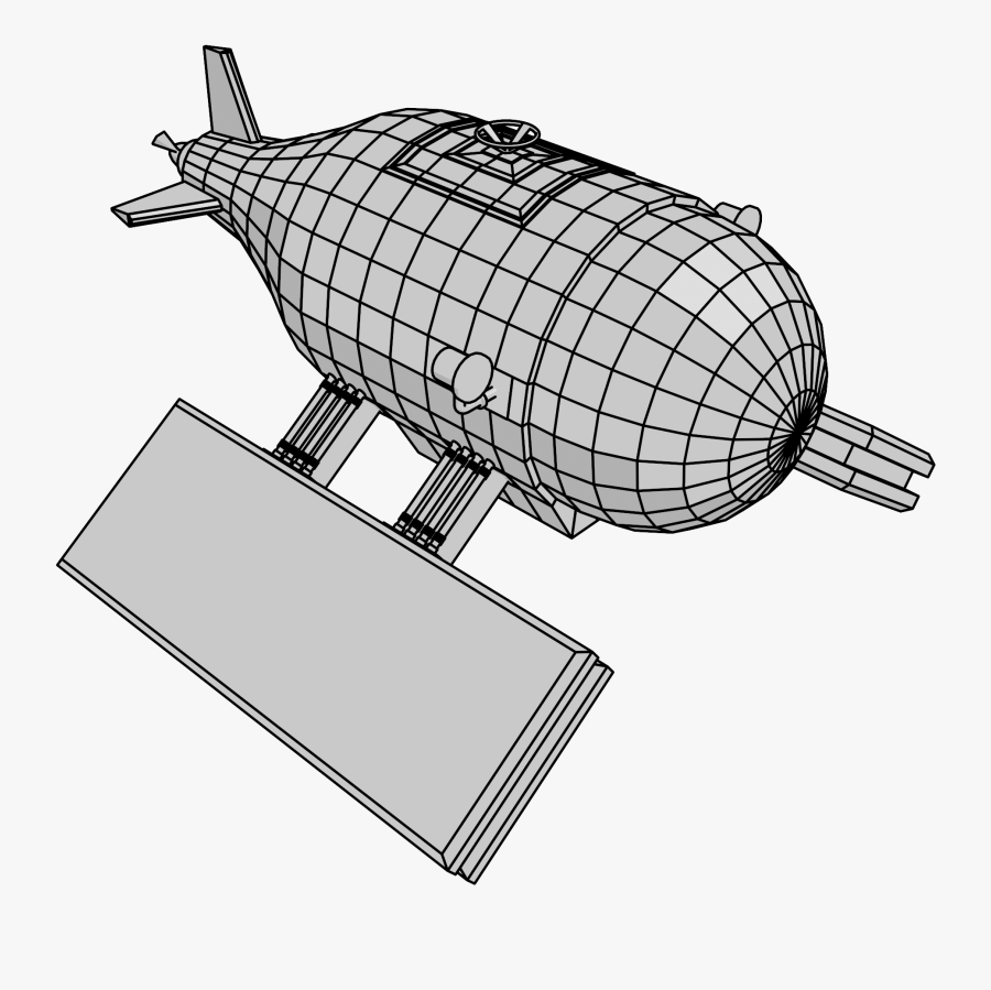 Submarine Line Clipart Png - Sketch, Transparent Clipart
