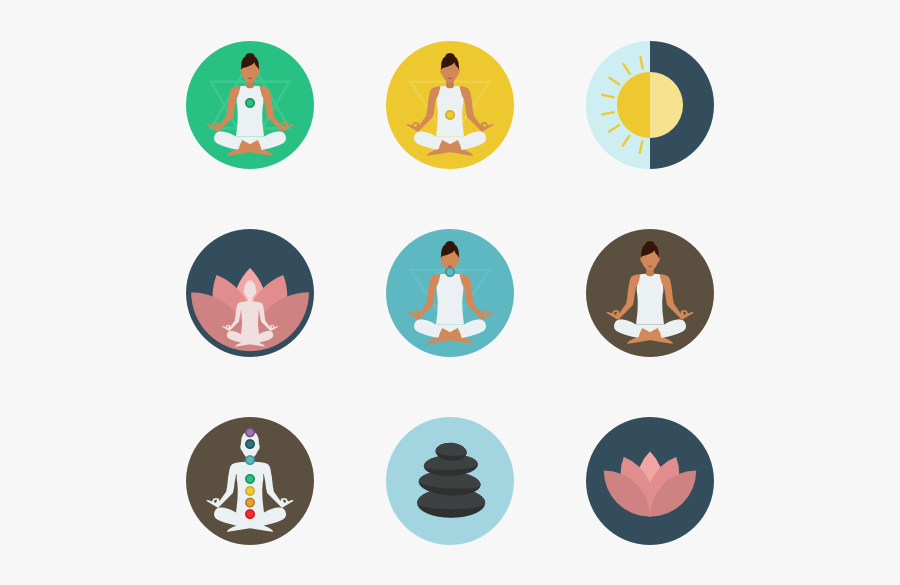 Yoga Circle Clip Art, Transparent Clipart