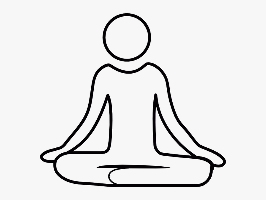 Meditation Posture Free Vector Clipart , Png Download - Meditacion Icon, Transparent Clipart