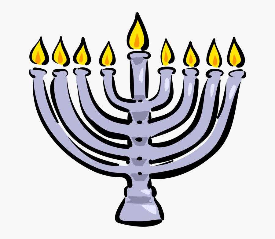 Hanukkah Vector Flat, Transparent Clipart