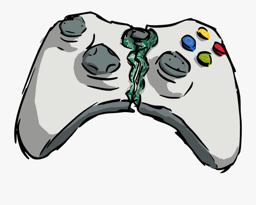 Broken Controller Png - Broken Xbox Controller Png, Transparent Clipart