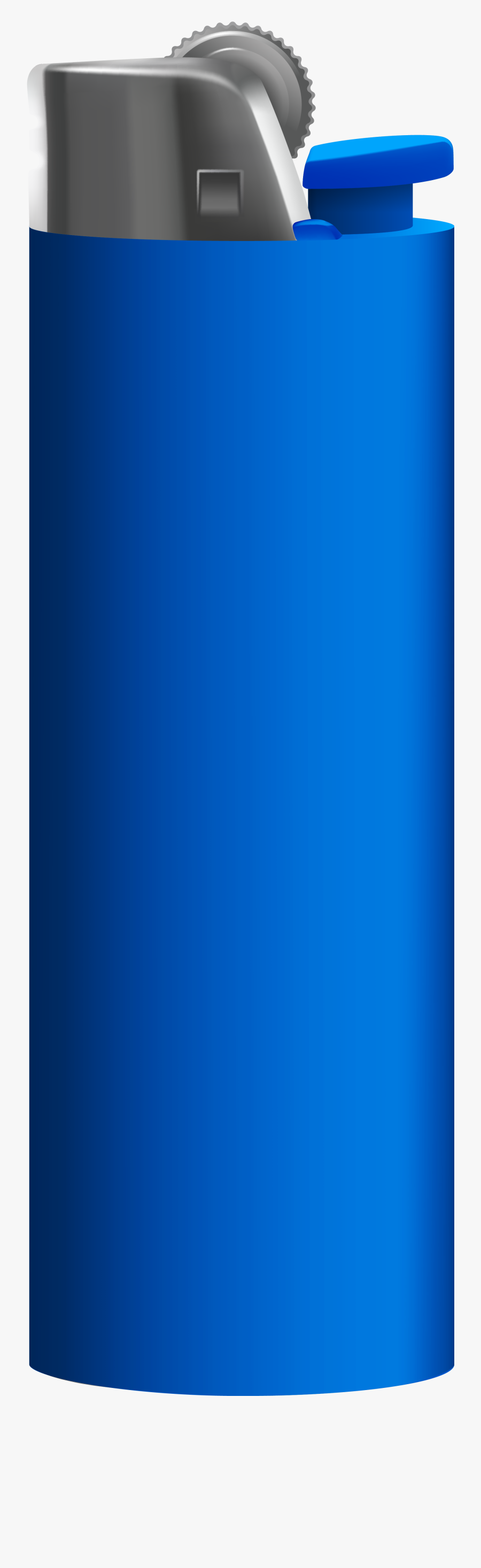 Blue Cigarette Lighter Png Clipart - Lighter Clipart Png, Transparent Clipart