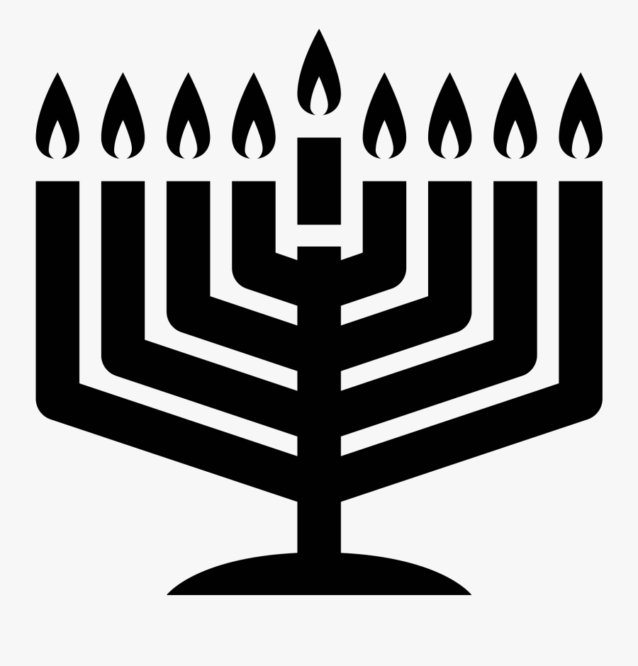 Icon Free Download Png - Free Menorah Candles Graphic, Transparent Clipart