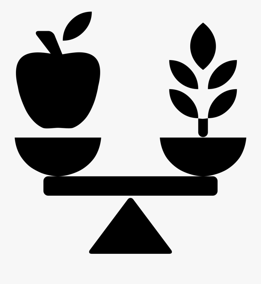Apple Clipart Healthy Food - Balanced Diet Icon Png, Transparent Clipart