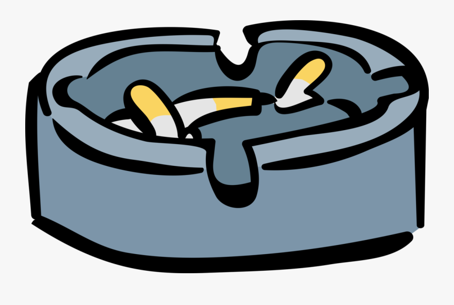 Transparent Tobacco Clipart - Ashtray Cartoon Png, Transparent Clipart