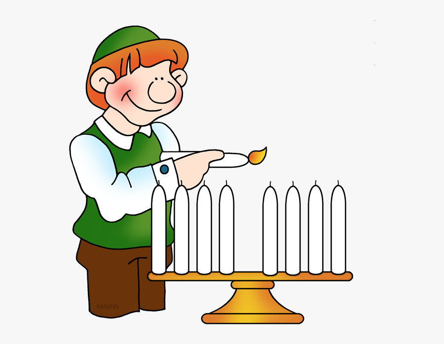 Lighting The Menorah, Transparent Clipart