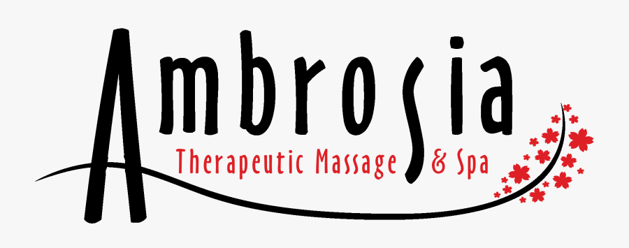 Ambrosia Massage Logo, Transparent Clipart