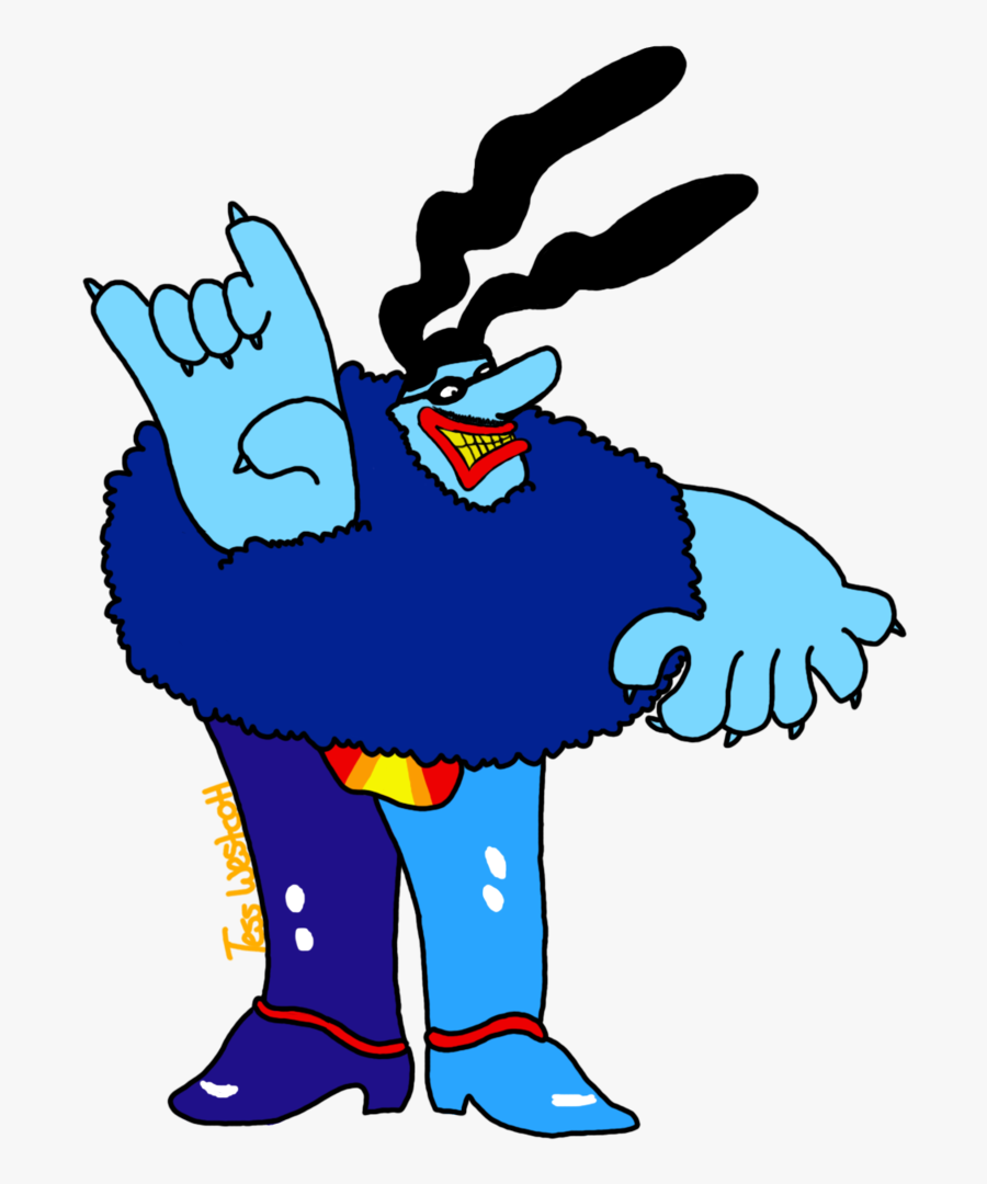 A Blue Meanie - Blue Meanie The Beatles, Transparent Clipart