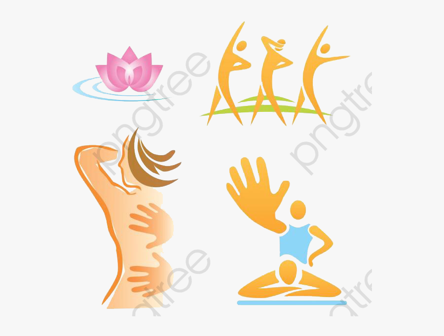 Massage Fitness - Массаж Иконки, Transparent Clipart