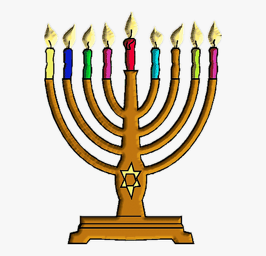 Transparent Menorah Clipart Png - Menorah Candles, Transparent Clipart