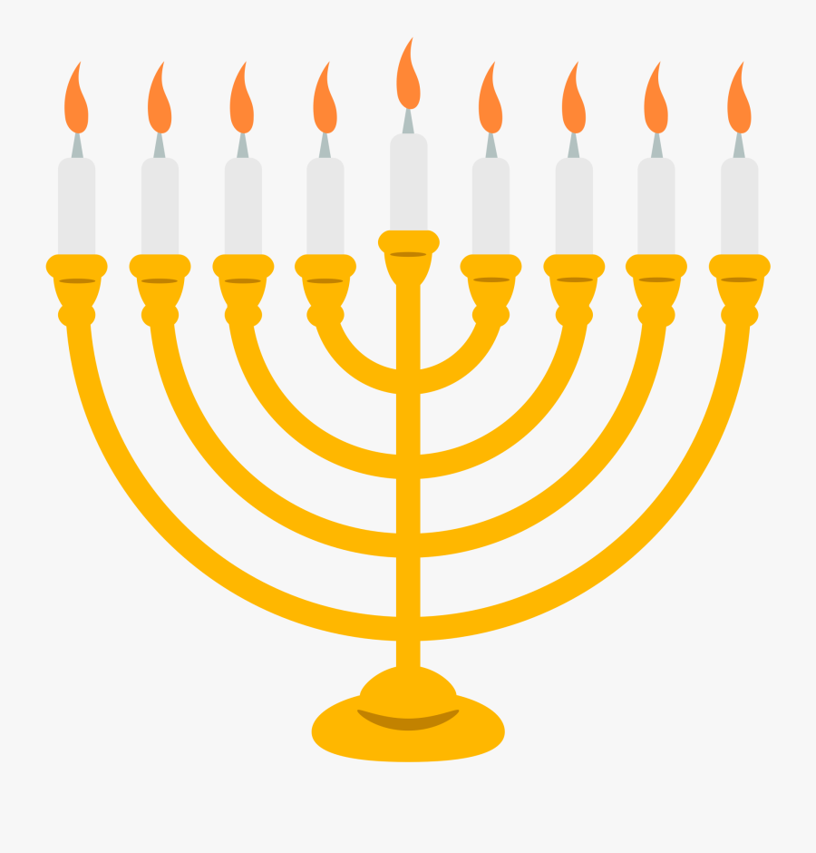 Clip Art Hanukkah Candle Holder - 🕎 Meaning, Transparent Clipart