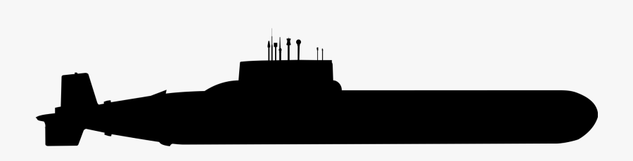 Picture Library Submarine Vector Silhouette - Silhouette Of A Submarine, Transparent Clipart