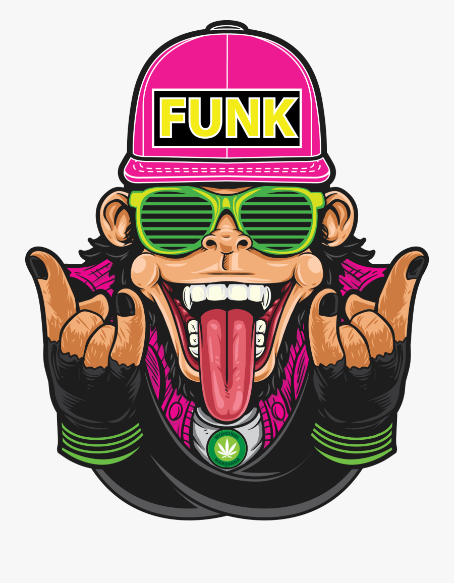 Cigarette Clipart Bent - Monkey Funk, Transparent Clipart