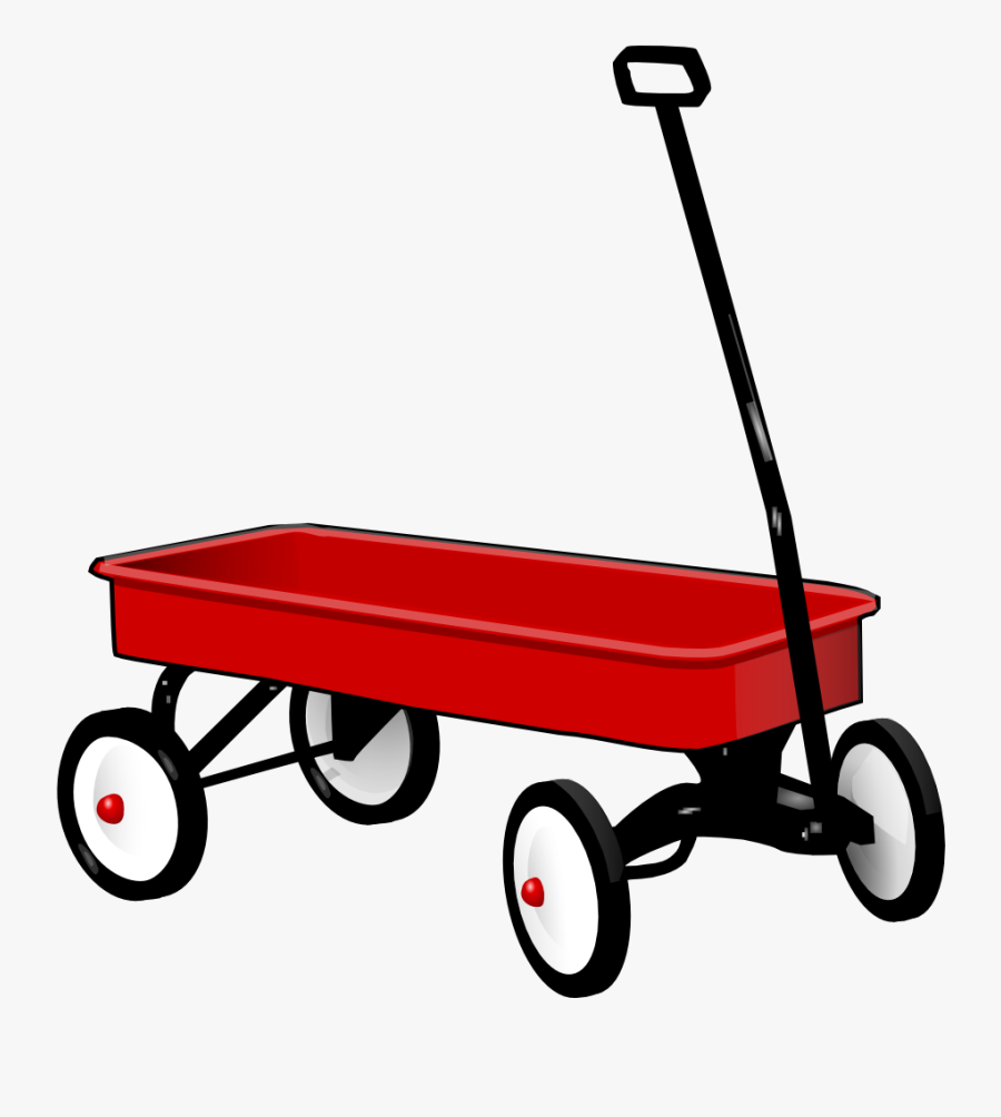 Wagon - Red Wagon Clipart, Transparent Clipart