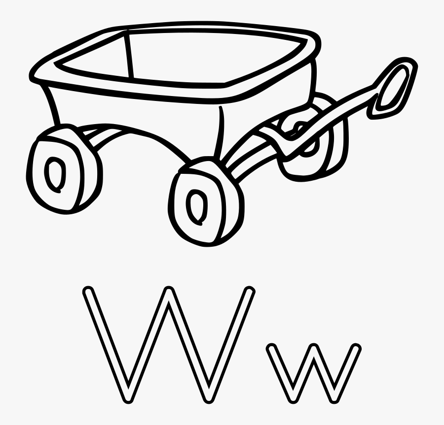 Wagon Clipart Black And White - Wagon Clip Art Black And White, Transparent Clipart