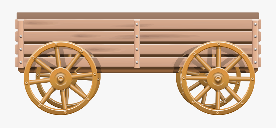 Wooden Cart Png Clip Art - Wooden Wagon Clipart, Transparent Clipart