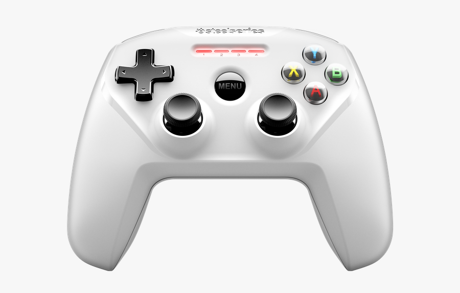 Transparent Controler Png - Nimbus Wireless Controller White, Transparent Clipart