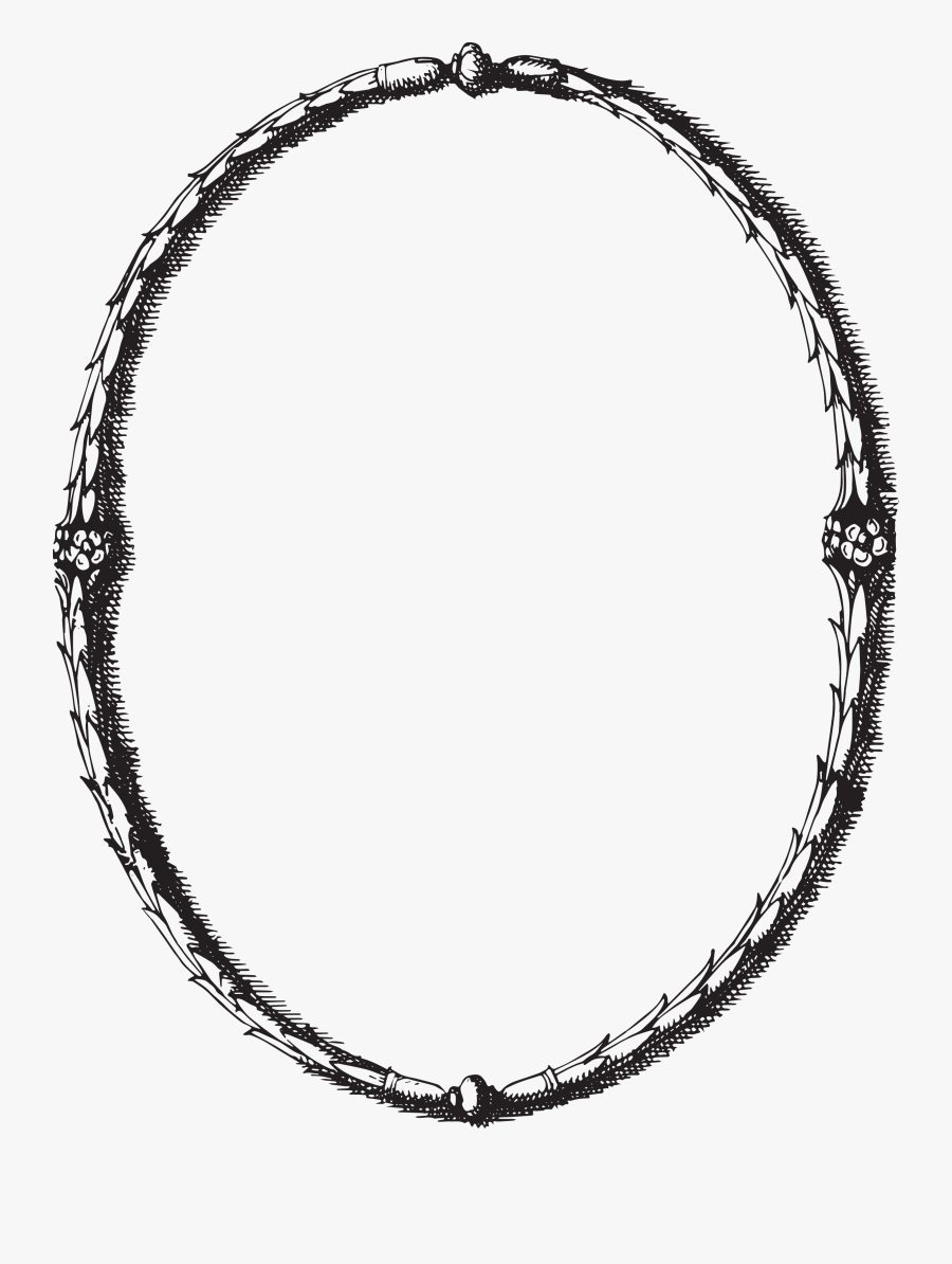 Oval Frames Clipart - Clip Art, Transparent Clipart