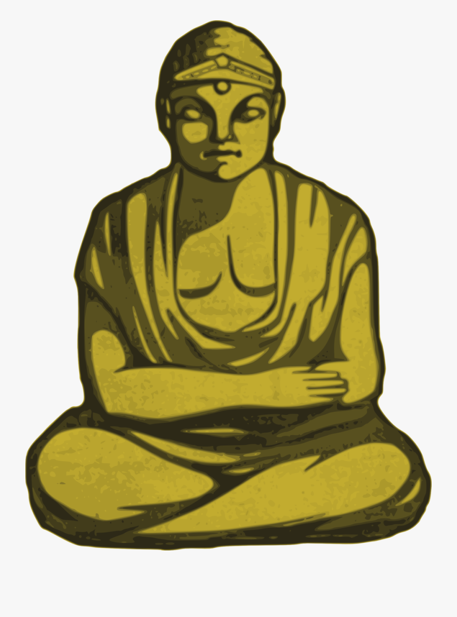 Buddha Silhouette - Buddhism Transparent, Transparent Clipart