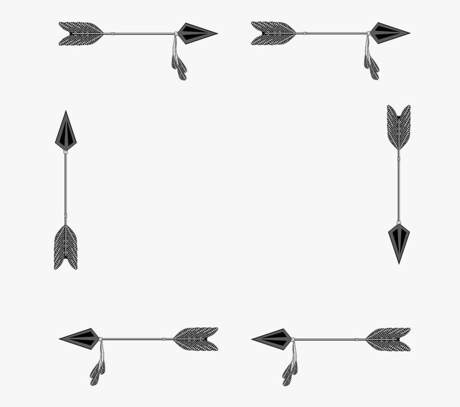 Tribal Arrow Png Background Image - Arrow Frame, Transparent Clipart
