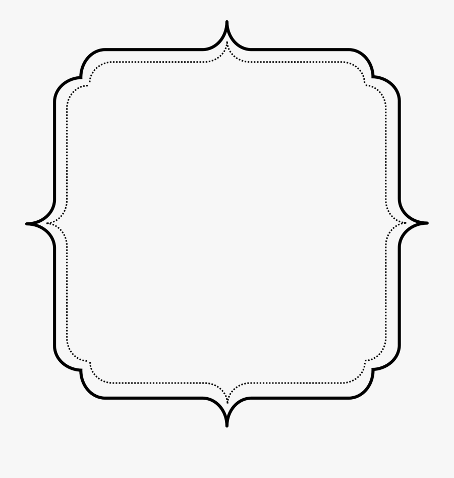 Transparent Simple Rectangle Frame Clipart - Frame Simple Border Clipart, Transparent Clipart