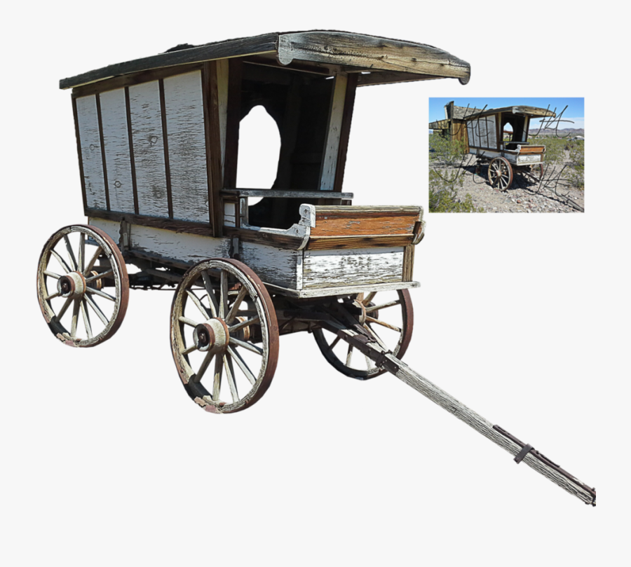 Old West Wagon Angled 2 Png S - Old West Transparent Png, Transparent Clipart