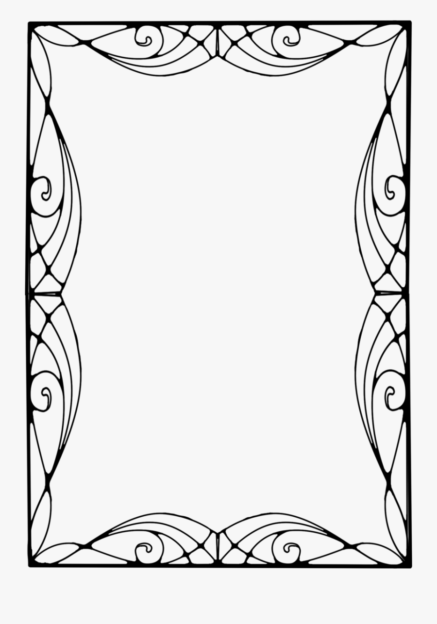 Art Nouveau Frames - Art Deco Frame Png, Transparent Clipart