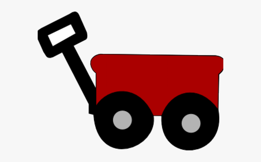 Transparent Red Wagon Clipart - Kids Wagon Clipart, Transparent Clipart