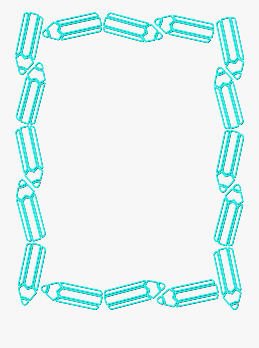 Transparent Doodle Frames Png - Borde De Lapiz Png, Transparent Clipart