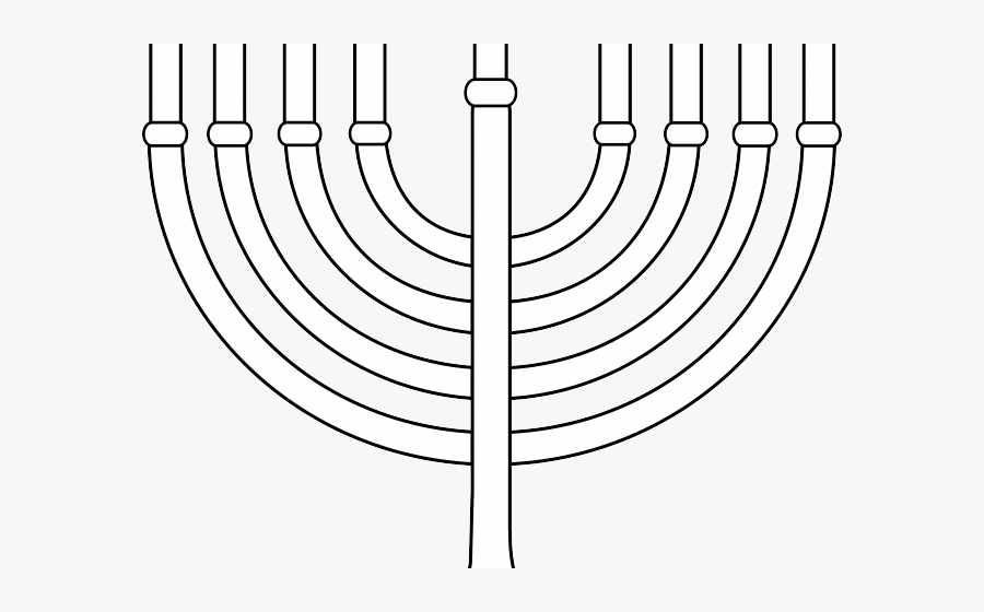 Menorah, Transparent Clipart